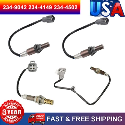 4 sensores de oxígeno para Lexus RX400H 3,3 L 2006-2008 y Toyota Highlander 2006-2007 Foto 1 de 4