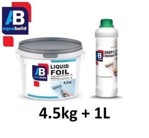 4.5kg + 1L AQUA BUILD Waterproof Tanking Membrane + Waterproof DEEP PRIMER PRO - Picture 1 of 5