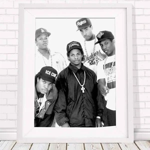 NWA - Hip Hop Rap Music Legends Poster Picture Print - Sizes A5 to A0 - Picture 1 of 14