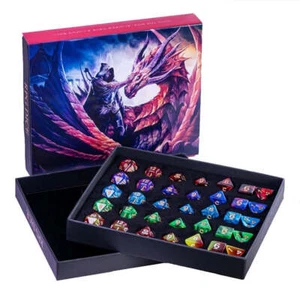 Gift Box of 5 Dice Sets for Dungeons & Dragons - Dragon - Picture 1 of 2