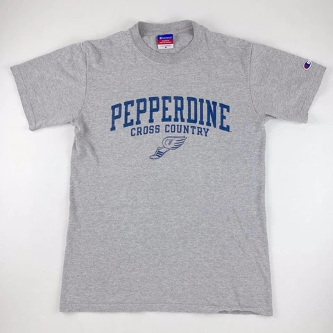 Pepperdine University Cross Country Mens Medium Shirt by Champion Cover