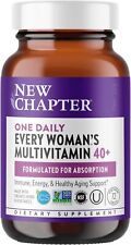 New Chapter Women's Multivitamin 40 plus for Energy, Healthy Aging + Immune Supp