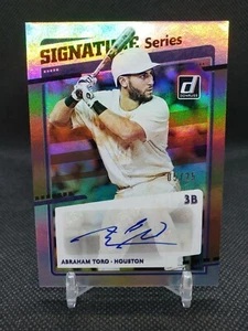 Abraham Toro #05/25 Silver Holo 2020 Panini Donruss Signature Series #SS-AT - Picture 1 of 3
