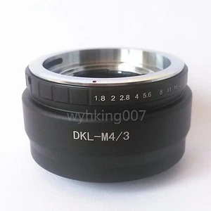 Voigtlander Retina DKL Lens to Micro 4/3 m4/3 Adapter GH1 G1 GF1 EP2 EPL6 GX1 G5 - Picture 1 of 3
