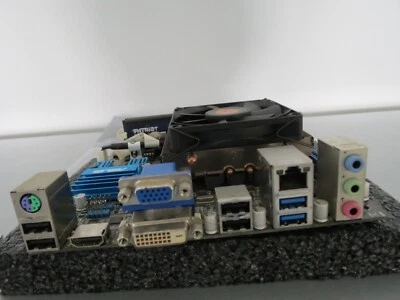 Asus P8H61-I LGA 1155 Intel Mother Board w/Intel i7-2600 3.4GHZ/8GB & Heat/Fan - Image 1 of 4