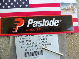 PIN Paslode Parte # 404433 (IM325SS, CT, 250A) - Imagen 1 de 1