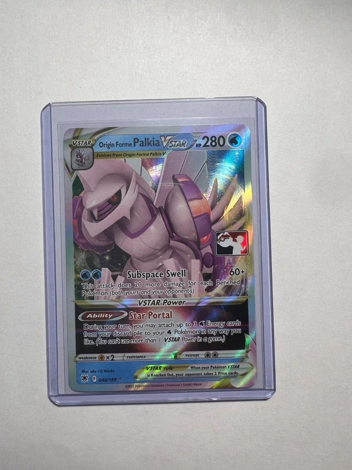 Origin Forme Palkia VSTAR 040/189 Prize Pack Series Cards Holo - Image 1 of 2