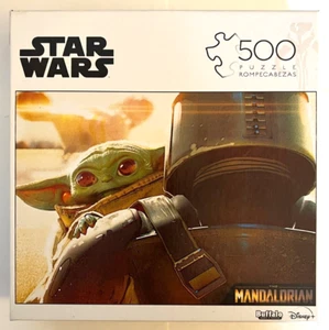 Rompecabezas de 500 piezas Buffalo Games Disney Star Wars The Mandalorian and Grogu Themed - Imagen 1 de 3