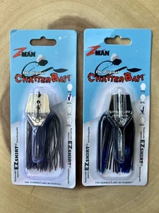Z-man (Lot Of 2) Chatterbait Original, Bass Fishing, New, Free Shipping! NWT! - Picture 1 of 12