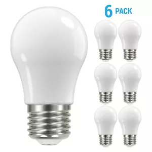 6 Pack Satco S12405 LED Filament Bulbs 120V 5W A15 Medium E26 3000K Soft White - Picture 1 of 8