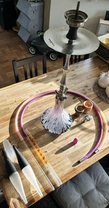Wasserpfeife Shisha Brodator 650 Inkl. viel Zubehör V2A Edelstahl - Bild 1 von 4