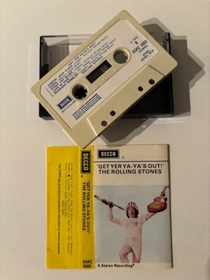 THE ROLLING STONES - GET YER YA-YA’S OUT (RARE DECCA UK CASSETTE TAPE) - Image 1 of 4