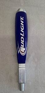 Bud Light Beer Tap Keg Handle 12" Blue 4 Sided - Picture 1 of 3