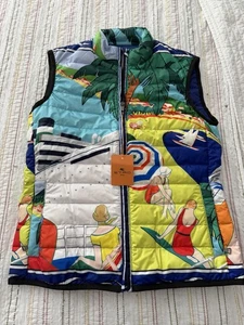 Etro Damen Muster Weste Milano Italy Größe 40 Nagelneu mit Etikett - Bild 1 von 11