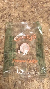 China 8 Restaurant Amay’s Fortune Cookie versiegelt ohne Keks drin "selten" - Bild 1 von 4