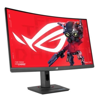 Asus 27" Rog Strix Usb Type-C Curved Gaming Monitor XG27WCS Fast Va 2560 X 1440 - Image 1 of 2