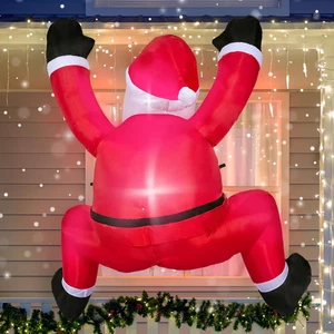 6 FT Hanging Christmas Inflatables Decoration, Christmas Inflatable Climbing San - Picture 1 of 12
