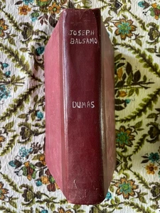 Joseph Balsamo Alexandre Dumas HC A.L. Burt Marie Antoinette Series Vol. 1 1895 - Picture 1 of 12