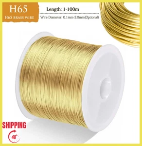 328 Fuß 26 Stärke Schmuck Handwerk Draht Anlaufgeschützt Schmuck Auffädeln Draht - Bild 1 von 8