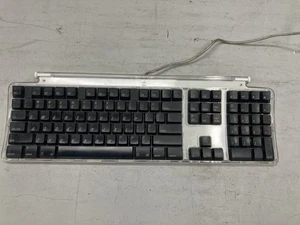Apple Pro Keyboard M7803 - Wired (USB) - Black And Clear - Fully Working - Picture 1 of 16