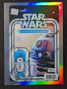 2025 Topps Chrome Star Wars - Comicfractor R2-D2 #VC-9 SP - Picture 1 of 3