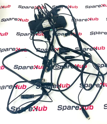 HP BELKIN F1DJ104P-B 4-Port-KVM-Switch - Bild 1 von 4