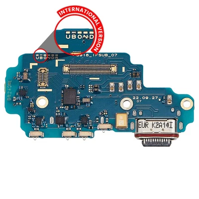 Placa de puerto de carga original lector de SIM para Samsung Galaxy S23 Ultra 5G (S918B) Foto 1 de 4