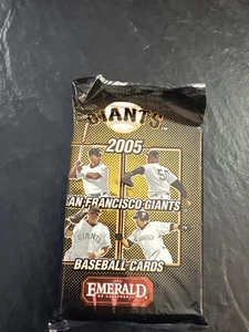 2005 SAN FRANCISCO GIANTS Baseball Karten Team Pack Smaragd (1) versiegelte Packung SGA - Bild 1 von 2