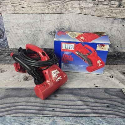 Dirt Devil M08230RED Red Handheld Vacuum Cleaner With Hose And Original Box EUC  - Image 1 of 4