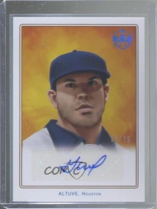 Panini Diamond Kings DK 206 2020 Signatures Holo Blue/25 Jose Altuve automático - Imagen 1 de 3