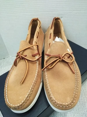 Polo Ralph Lauren TAN Banstead Lujo Gamuza Barco Zapatos Para Hombre 13D Con CAJA (EE. UU.) Foto 1 de 4