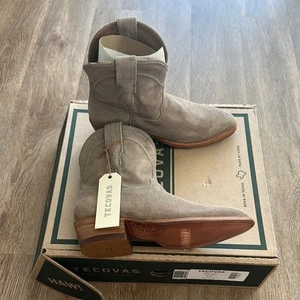 Stivaletti Tecovas The Lucy in camoscio grigio nuovi con scatola - Foto 1 di 8
