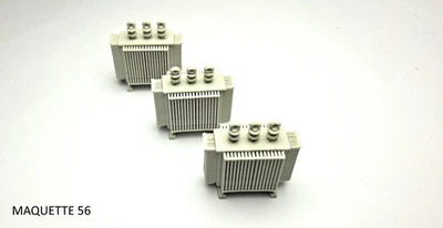 ho lot 3 transformateurs transfos 1/87 décor train diorama maquette 56 modelisme