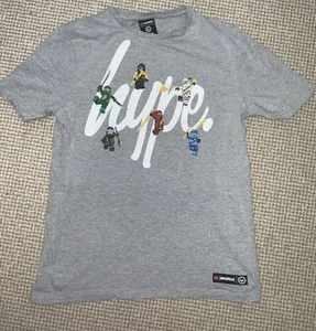 Hype Lego Ninjago Grey T Shirt Size M - Picture 1 of 3