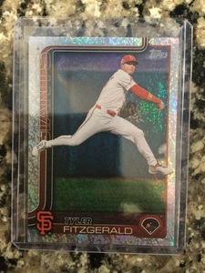 2025 Topps Series 2 Tyler Fitzgerald Holo Foil parallel San Francisco Giants - Picture 1 of 2