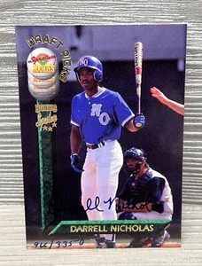 1994 Signature Rookies Draft Picks Bonus Signatures Darrell Nicholas #2