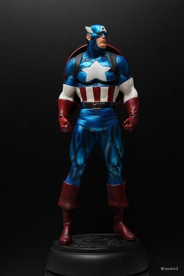 BOWEN CAPTAIN AMERICA METTALIC STATUE LIMITED - Photo 1/4