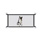 Dog Safety Gate Pet  Mesh Fence Portable Folding  Safety Gate Z9N4