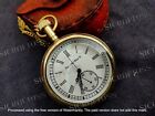 Vintage Antique Brass Elgin Pocket Watch Collectible Gift - Personalized Gift