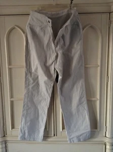 Womens LEE RIDERS Stone Beige HEAVY DENIM JEANS - BOOT Cut Size 14M - Picture 1 of 6