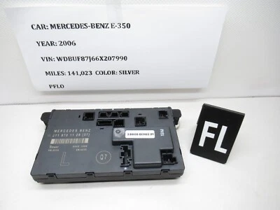 2003-2009 Mercedes Benz E Class Front Left Door Control Module 2118701126 OEM - Image 1 of 4