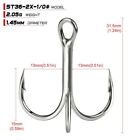 Outdoor Lure Barbed Hooks Treble Jig High Carbon Steel Fishhooks Fishing Tackle