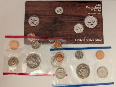 1985 Uncirculated Coin Set U.S Mint Original Government Packaging OGP - Image 1 of 4