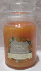 Vela Yankee Jarra Grande 110-150 horas 22 oz NARANJA DREAMSICLE devolución clásico - Imagen 1 de 4