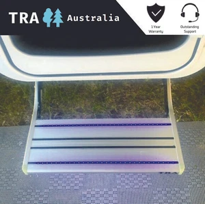 CARAVAN 12V BLUE LED MANUAL BOLT ON LIGHT STEP RV PARTS ACCESSORIES STEPS JAYCO - Picture 1 of 10