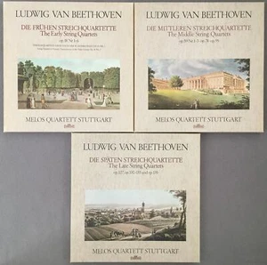 D001 Beethoven String Quartets Melos Quartet 12LP Intercord INT 185.750/751/752 - Picture 1 of 12