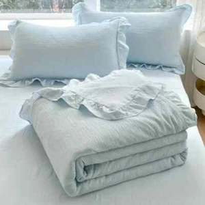 Edredón de verano hecho elegante relajante siestas fino - afinado y sofisticado - Imagen 1 de 27