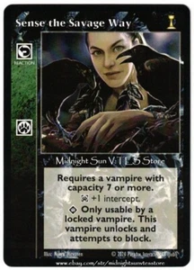 Sense the Savage Way Grand Prix Promo V:TES VTES Vampire CCG - Picture 1 of 1