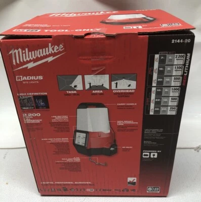 Milwaukee Tool 2144-20 M18 Radius Compact Site Light W/Flood Mode - Image 1 of 4