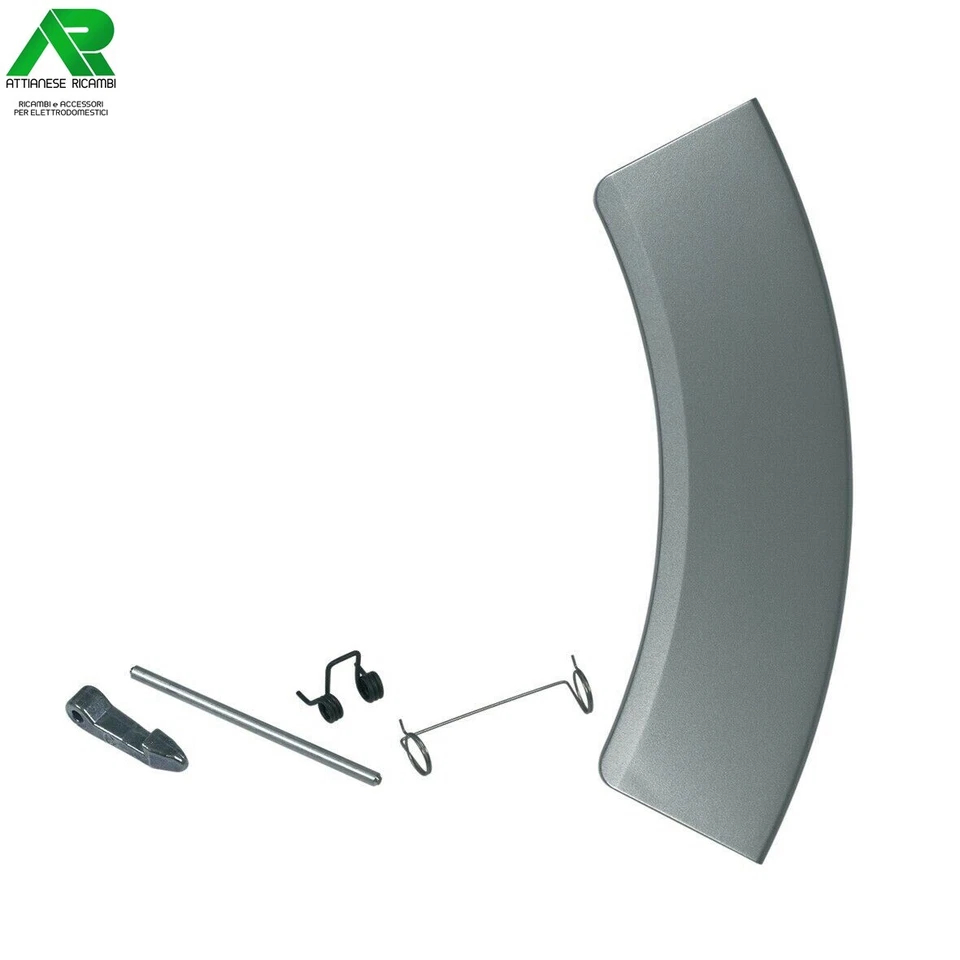 MANIGLIA PORTA LAVATRICE ARGENTO ELECTROLUX AEG 4055186482 ORIGINALE - Immagine 1 di 1